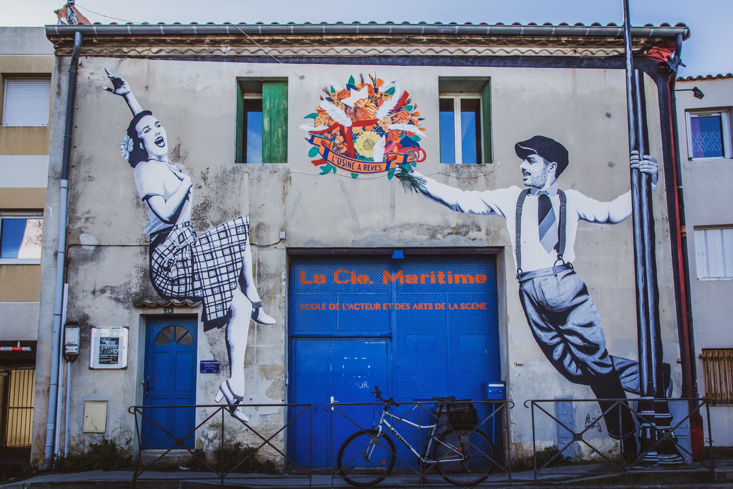 entrée de l'école de théâtre pro Montpellier